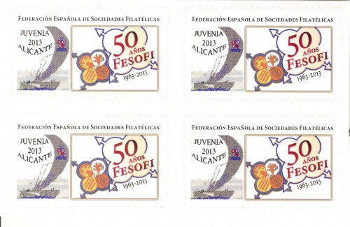 Fesofi. 50 Aniversario. Pegatina rectangular. Juvenia 2013. Bloque. Baja.jpg