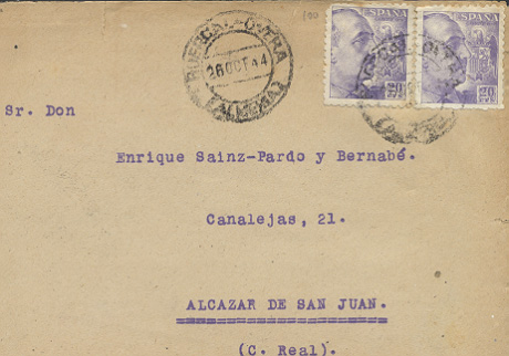 Matasello de Huércal-Overa (Almería) por desgracia no muy nítido