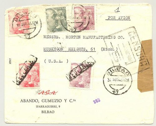 De Bilbao a Michigan franqueo reclamado