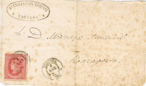 Tortosa carta con num 64