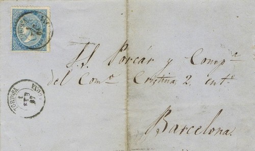 Tortosa carta con num 75