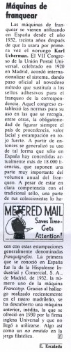 Máquina de Franquear. Universal 1. Artículo RF 199 (Sept. 1985). Baja.jpg
