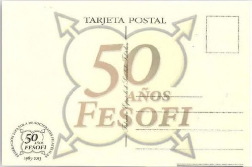 Fesofi. 50.º Aniversario. Tarjeta postal. Reverso.jpg
