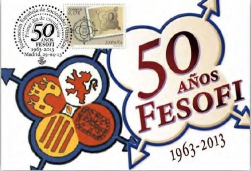 Fesofi. 50.º Aniversario. Tarjeta postal. Anverso.jpg