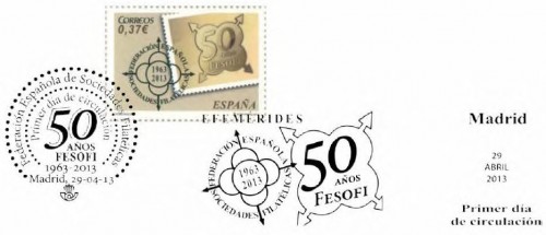 Fesofi. 50.º Aniversario. Matasellos.jpg