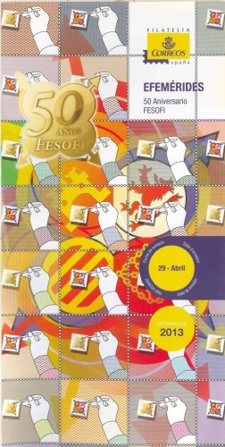 Fesofi. 50.º Aniversario. Folleto Servicio Filatélico 1. Baja.jpg