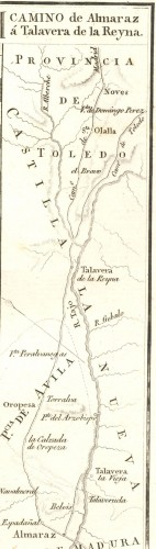 Casatejada. Itinerario Descriptivo. Mariano de Cabrerizo. 1826. Mapa Extremadura. Detalle 3. Baja.jpg