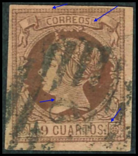 Marcas para un posible falso Sperati