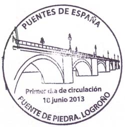 Matasellos 1º día de Logroño