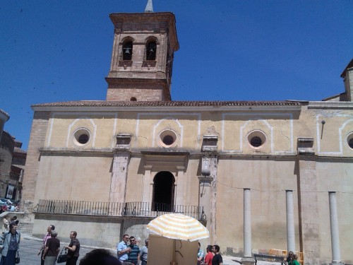 Iglesia que visitamos en la Plaza de Chinchilla.