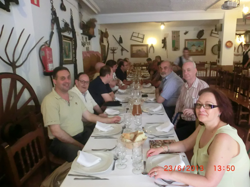 Comida en Chinchilla.