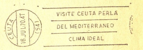 Rodillo de Propaganda. Capítulo II. 0597. Ceuta.16.JUL.70.4T.54. VISITE CEUTA PERLA-DEL MEDITERRANEO-CLIMA IDEAL.jpg