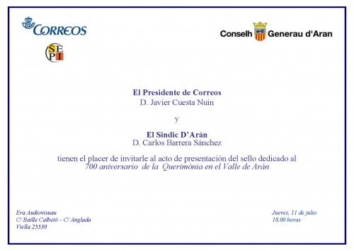 2013-07-11. Presentación 700 Aniversario Era Querimònia. Valle de Arán.jpg