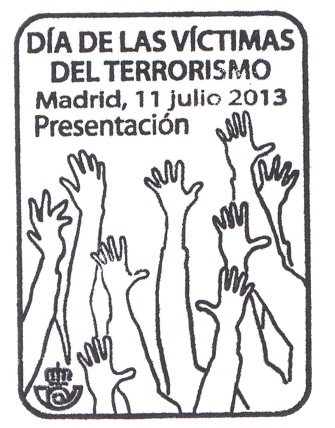 2013-07-11. Día de las Víctimas del Terorismo. Presentación. Matasellos.jpg