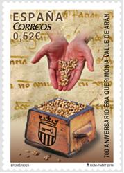 2013-07-11. Presentación sello 700 Aniversario de Era Querimònia. Imagen.jpg