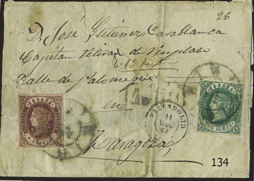 1863-12-11 VALLADOLID A ZARAGOZA RC. 14 CERTIFICADO.jpg