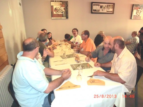 Vista panorámica de la comida