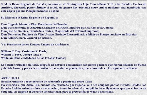 Tratado de Paris EEUU