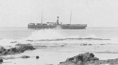 fotografia original del Vapor Uranus,llevando la comitiva alemana hacia Las Marianas.El Vapor URANUS,fue tambien el barco encargado de llevar a Manila el 11 de diciembre de 1899,el unico correo circulado dse la emision &quot;Infante sobrecargada&quot;