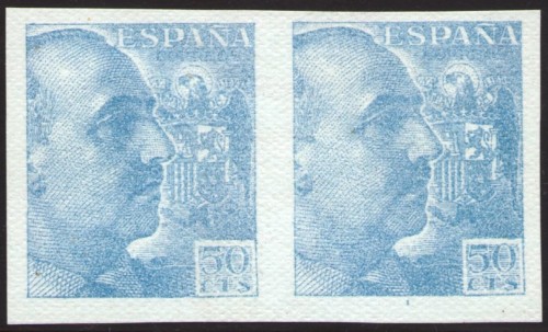 927s papel azul acartonado