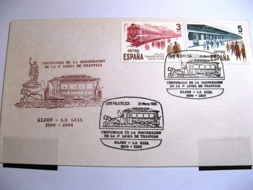 23/03/1990	GIJON	CENTº 1ª LÍNEA TRANVÍA GIJON-LA GUIA