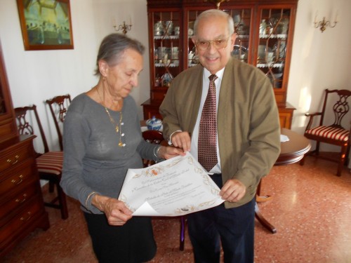 Entrega medalla Cosme