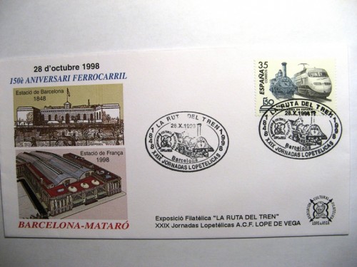 Ruta del tren Barcelona 28-10-98