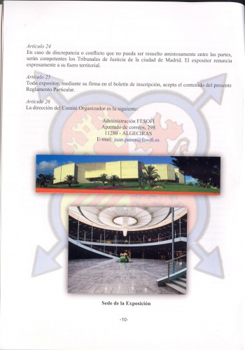 Torremolinos. 2014. Exfilna 2014. Reglamento. 10. Baja.jpg