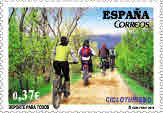 2013-11-12. Deporte para todos. Cicloturismo. Imagen. Correos.jpg