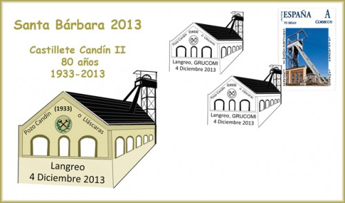 Sama de Langreo. 2013. XVI Exp. Colec. Minero Grucomi. Sobre matasellado. Proyecto.jpg