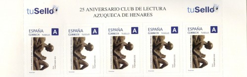 Sello personalizado. Azuqueca de Henares. 2014. 13.ª Expoafna. Cabecera. Baja.jpg