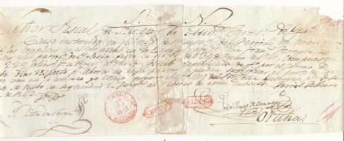 Ferrol/Coruña.Enero1843.