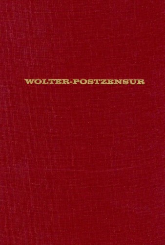 Die Postzensur Band II cubierta.jpg