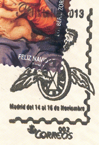 Madrid. 2013. Convención Navidad FILATELIA 2013. Matasellos real.jpg