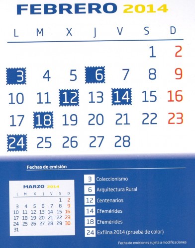 Emisiones España. 2014. Calendario 2014-02. Baja.jpg