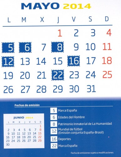 Emisiones España. 2014. Calendario 2014-05. Baja.jpg