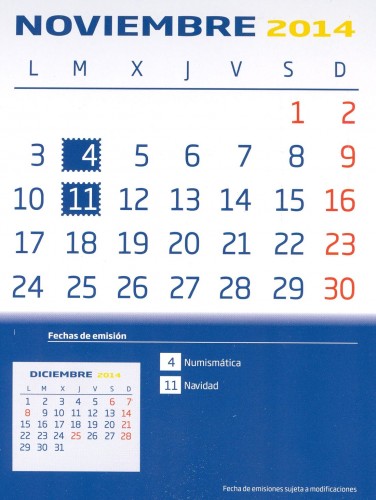 Emisiones España. 2014. Calendario 2014-11. Baja.jpg