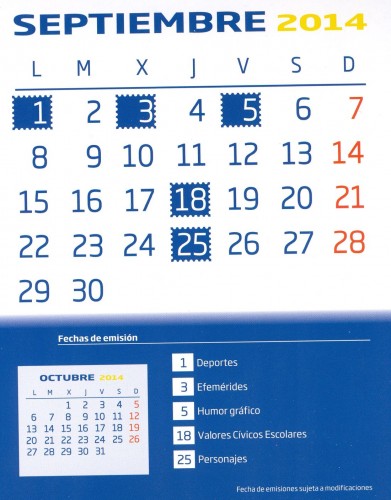 Emisiones España. 2014. Calendario 2014-09. Baja.jpg