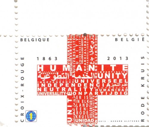2013-10-28. Emisión Conjunta España-Belgica. Sello de Bélgica. Imagen.jpg