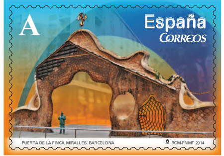 2014-01-02. Arcos y puertas. 2. Puerta de la Finca Miralles. Barcelona. Imagen.jpg