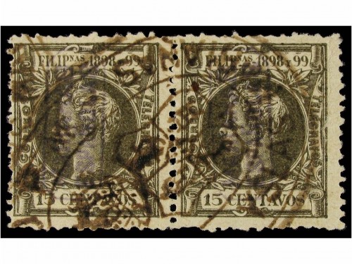 new Ed.6(2). 15 ctvos. oliva. Pareja horizontal. MAGNIFICA. Cert. COMEX.jpg