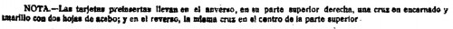1937-11-19. Franquicia a Frentes y Hospitales. Tarjetas. Notas.jpg