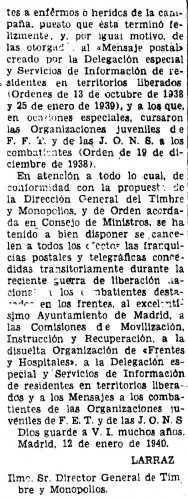 1940-02-07. Franquicia. Supresión concedidas durante al guerra. 2.jpg