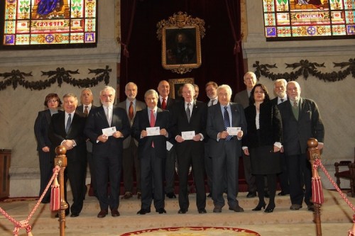 2014-01-03. III Centenario de la RAE. Presentación. 16-01-2014. Foto 4. Foto de academicos.jpg
