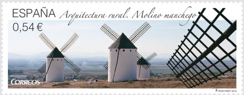 2014-02-06. Arquitectura Rural. Sello Molino Manchego. Alta.jpg