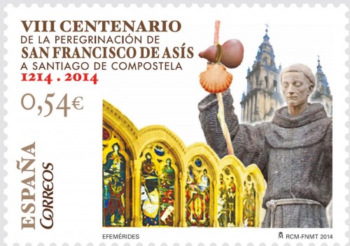 2014-02-14. 1. VIII Centenario de la Peregrinación de San Francisco de Asís a Santiago de Compostela 1214-2014. Alta.jpg