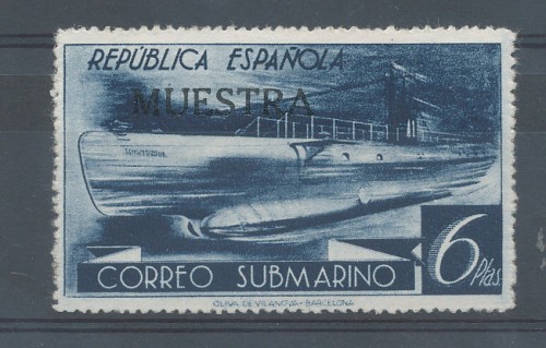 Sello 778 con variante MUESTRA