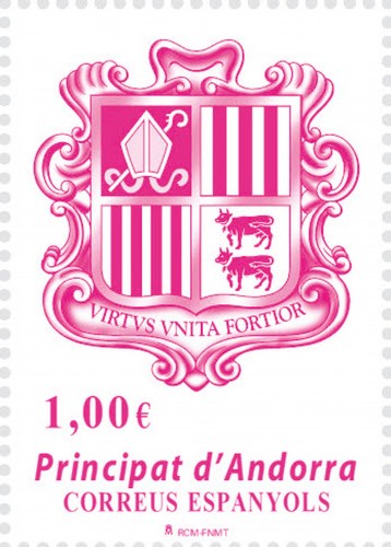 Andorra. 2014-02-03. Serie Básica. Sello 1,00. Alta.jpg