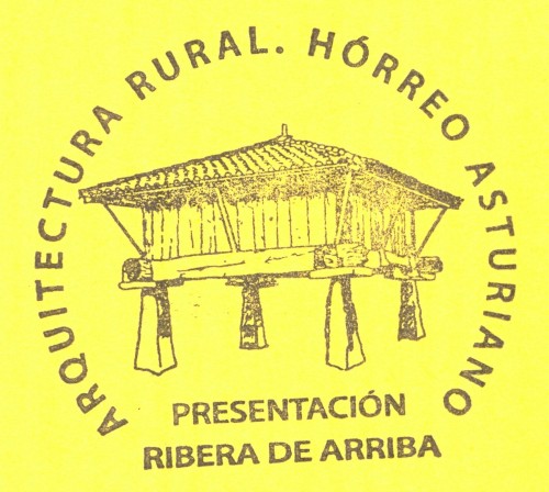 2014-02-06. Arquitectura Rural. Sello Hórreo asturiano. Presentación. 06-02-2014. Matasellos. Baja.jpg