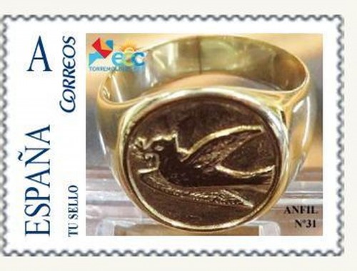 Torremolinos. 2014. ECC 2014. Productos. Sello personalizado. Anfil número 31. Boceto. Baja.jpg